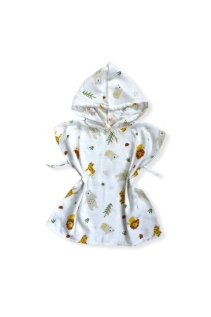 Muslin Poncho P000015520 - Mutlu Gün Marketi