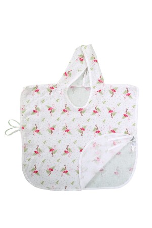 Musselin-Babyponcho aus 100 % Baumwolle mit Kapuze, 1–5 Jahre, Flamingo 8681235011041 - Lunanino