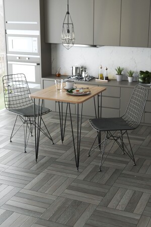 Mutak Balcony Table 2 Pieces Wire Chairs Atlantic Pine - Cosargroup