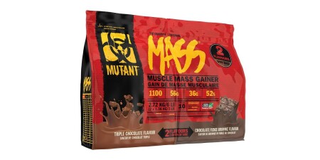 Mutant Mass 2 Geschmacksrichtungen, Triple Chocolate & Chocolate Fudge Brownie - 2720 Gramm - Mutant
