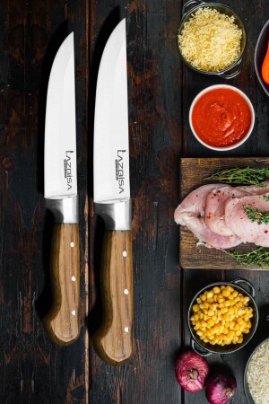 Mutfak Bıçak Seti Et Ekmek Sebze Meyve ( 1 - 2 ) TRD-LZB12 - LAZBİSA