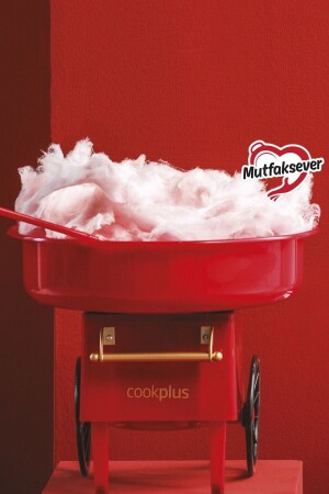 Mutfaksever Red Cotton Candy Machine 153. 01. 06. 3244 - Cookplus