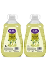 Mutluluk Serisi Zeytinyağı Özlü Sıvı Sabun 2x3 Lt 512105-2 - Duru