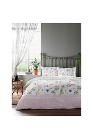 M.vision Single Duvet Cover Set Pink Bladeren 160x220 Cm 564512 - Özdilek