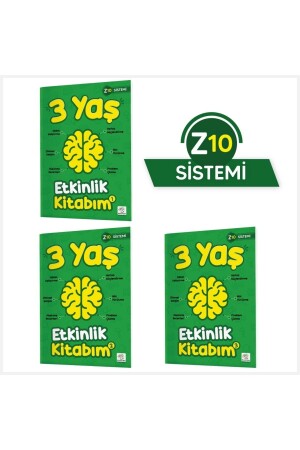 My 3 Year Old Activity Book Set (z10 System) - Yükselen Zeka