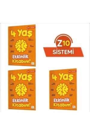 My 4 Year Old Activity Book Set (Z10 SYSTEM) - Yükselen Zeka