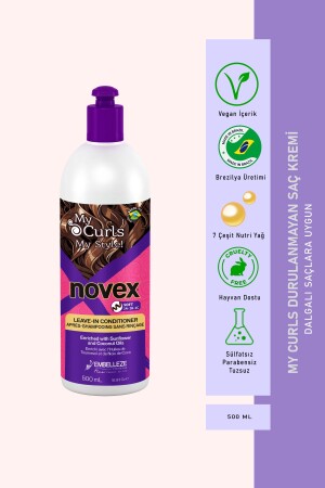 My Curls - Curl Enhancer - Leave-in Conditioner with 7 Types of Nutri Oils 500g - Novex