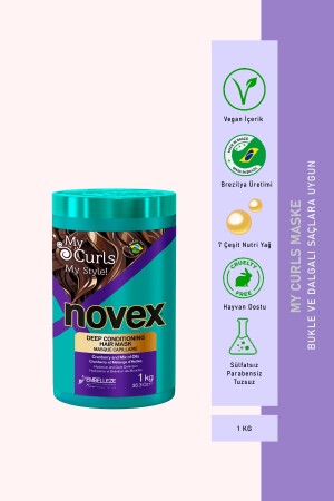 My Curls Curl Enhancing Hair Mask 1 KG - Novex