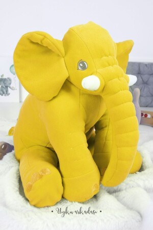 My Giant Sleeping Friend Elephant Yellow Jumbo Size BBYTMZ4020 - Bebeyatmaz