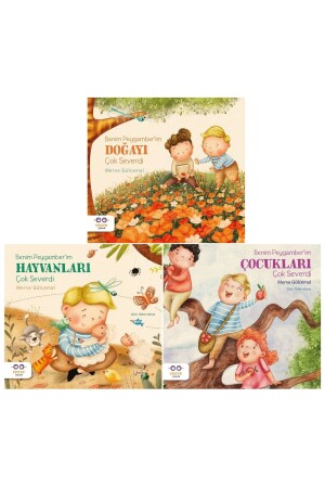 My Prophet Loved Nature-Animals-Children Very Much 3 Book Set - Merve Gülcemal youngkitap9182639815628737812387 - Cezve Çocuk