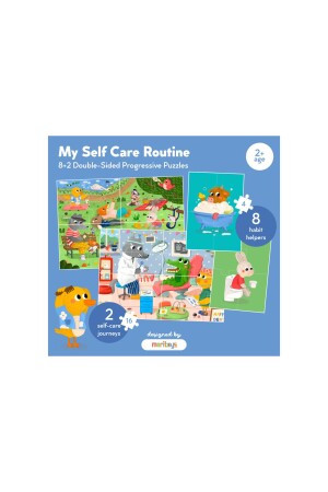 My Self Care Routine : Double Sided 8 + 2 Puzzle - Moritoys