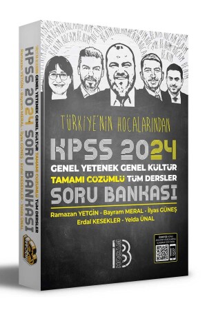 My Teacher 2024 Kpss Gy-gk from Türkiye's Teachers All Lessons Question Bank with Solutions - Benim Hocam Yayınları