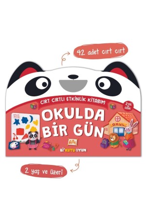 My Velcro Activity Book - A Day at School BİKUTUCIRTCIRTLI-4173 - Bi Kutu Oyun