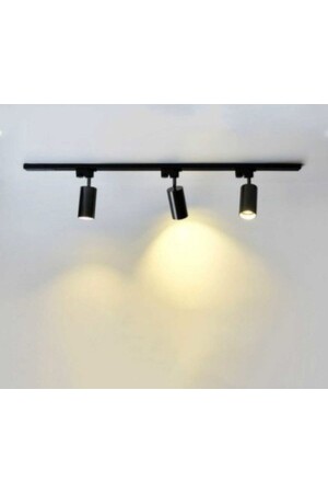 Mylights Black Triple 1 Mt Rail Spot Daylight Bulb Movable Chandelier Lighting MYL002935 - demet habek mylights