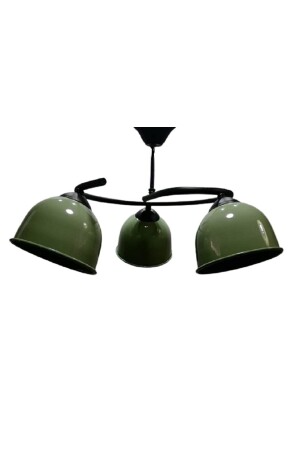 Mylights Khaki Green Triple Metal Chandelier Rustic Vintage Chandelier MYL002895 - demet habek mylights