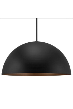 Mylights Retro Metal 40cm Metal Sarkıt Siyah Içi Bakır Sarkıt Avize MYL002146 - demet habek mylights