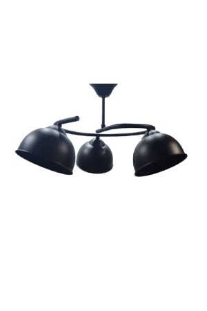 Mylights Retro Triple Matte Black Rustic Chandelier Vintage Chandelier MYL002897 - demet habek mylights