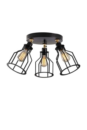 Mylights Retro Triple Plophonier Ceiling Movable Chandelier Retro Rustic MYL001101 - demet habek mylights
