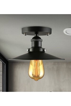Mylights Rustic Matte Black 22 Cm Top Ceiling Chandelier Plofonyer Chandelier MYL002858 - demet habek mylights