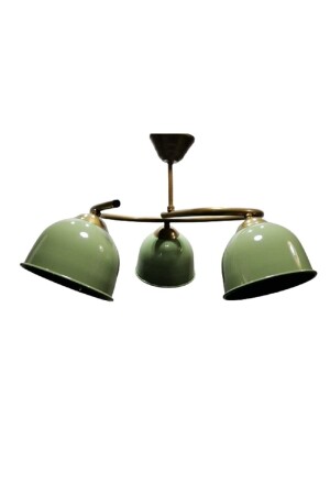 Mylights Triple Khaki Green Metal Chandelier Vintage Chandelier MYL002906 - demet habek mylights