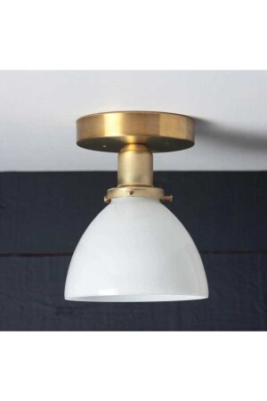 Mylights Tumbled Opal Glass Plofnyer Ceiling Chandelier Ceiling Luminaire Sconce Glass Cap 14cm MYL003202 - demet habek mylights
