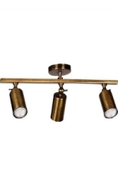 Mylights Vintage Eskitme Led Üçlü Aplik Spot Avize Gün Işığı Led Ampul Dahilidir MYL002645 - demet habek mylights