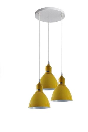 Mylights Yellow Triple Modern Sports Pendant Lamp Chandelier Living Room Chandelier Living Room Chandelier MYL003077 - demet habek mylights