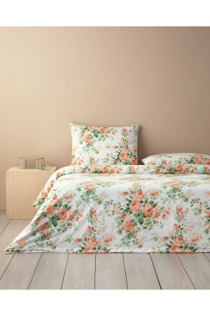 Mystic Rose Double Duvet Cover Set Orange - English Home