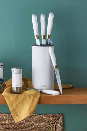 N3297 Lilium Niche Cylinder 6-Piece Knife Set - Neva