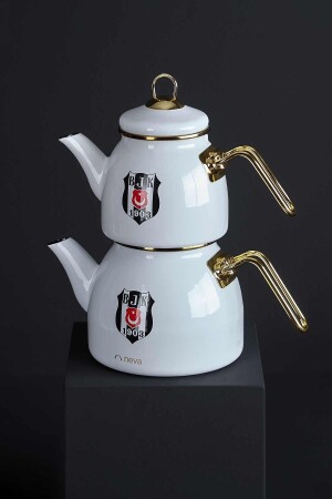 N3434 Beşiktaş Licensed Armament Logo Teapot Bjk - Neva