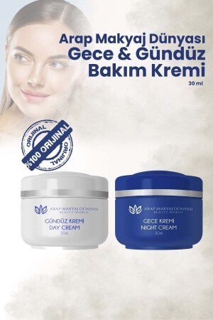 Nacht- und Tagespflegecreme (2x20 ml) - Arap Makyaj Dünyası