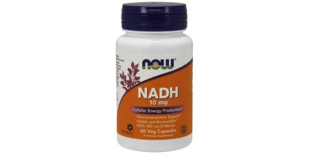 NADH, 10mg - 60 vcaps - NOW Foods