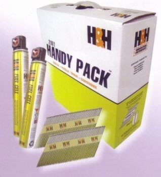 Nails TUONTI 90x3.1mm HDG 34°, 2200pcs. with accessories - Tuonti