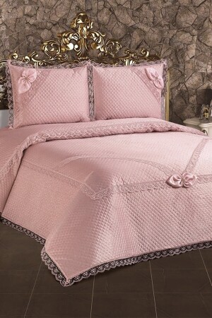 Naime Pique Set and Bedspread - Çeyizci