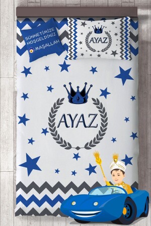 Name Printable Circumcision Bed Cover Set Mkt-4037 MKTSYO-4037 - MEKTA HOME