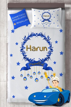 Name Printable Circumcision Bed Cover Set Mkt-4046 MKTSYO-4046 - MEKTA HOME