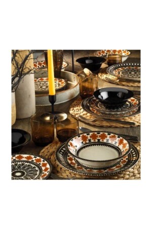 Nano Ceram 24 Piece Dinnerware Set 89067 NCHR24Y289067 - Kütahya Porselen