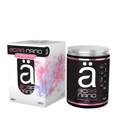 Nanosupps Amino Acid BCAA Nano (420 g, Cotton Candy Cloud) - Nanosupps
