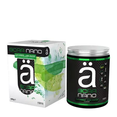 Nanosupps Amino Acid BCAA Nano (420 g, Cucumber-Lime Water) - Nanosupps
