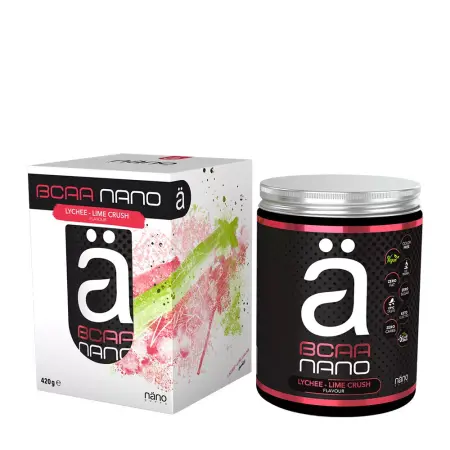 Nanosupps Amino Acid BCAA Nano (420 g, Lychee-Lime Crush) - Nanosupps