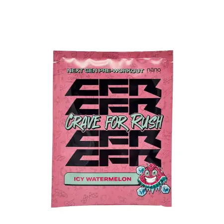 Nanosupps Crave For Rush Preworkout (20 g, Icy Watermelon) - Nanosupps