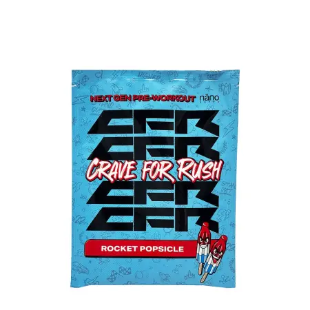 Nanosupps Crave For Rush Preworkout (20 g, Rocket Popsicle) - Nanosupps