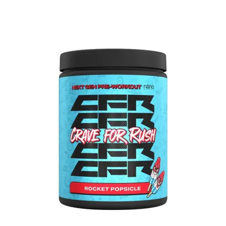 Nanosupps Crave For Rush Preworkout (400 g, Rocket Popsicle) - Nanosupps