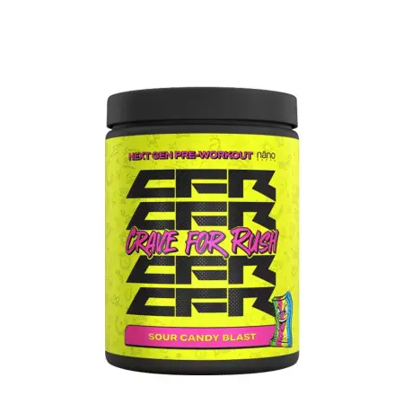 Nanosupps Crave For Rush Preworkout (400 g, Sour Candy Blast) - Nanosupps