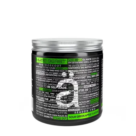 Nanosupps Hype Beast Preworkout Booster (320 g, Sour Green Apple) - Nanosupps