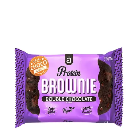 Nanosupps Protein Brownie (60 g, Double Chocolate) - Nanosupps