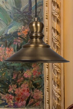 Nantes Antique Color Metal Pendant Lamp Chandelier Modern Hotel Cafe Restaurant Living Room Retro Pendant Lamp Models BMM7097XXXX14 - Bamyum