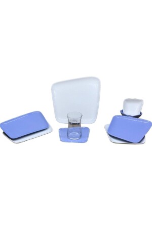 Naomi Blue 26 Piece Breakfast Set for 6 People - Karaca