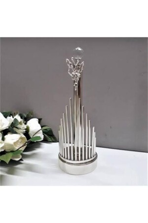 Napkin Holder Paper Towel Stand Roll Towel Holder Silver Color Color - Moda Atölyesi