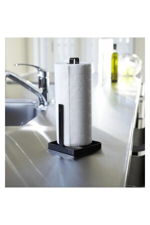 Napkin Roll Holder Countertop Black - Mirayevim